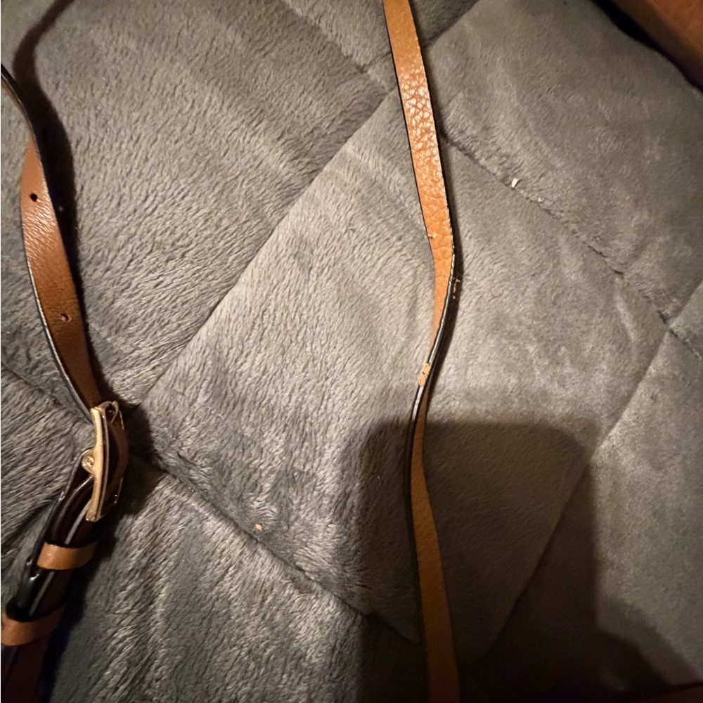 Coach Snake-Print Crossbody with Tan Trim - Picture 5 of 6